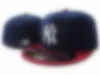 Granatowy kolor nowy haft letni baseball sportowy czapkę męską pełne zamknięte czapki swobodny list rekreacyjny A C194S
