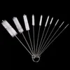 10Pcs /Set Stainless Soft Hair Suction Glass Tube Cleaner Brushes Nylon Bottle Fish Tank Pipe Brush Household cleaning tools 9320