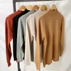 Half turtleneck sweater bottoming shirt women's long-sleeved autumn and winter sweater 20 loose version 201222