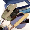 luxury-New fashion design pilot sunglasses 0585 metal frames best-selling style uv400 lenses top quality protection belt original box