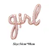 Palloncini Foil Lettere siamesi One Boy Girl Gender Reveal Palloncino Decorazioni per feste di compleanno Bambini Baby Shower Aria gonfiabile jllJMg