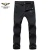 Heren Winter Dikke Warme Fleece Haaienhuid Broek Casual Tactische Militaire Broek Mannelijke Stretch Waterdicht Uitloper Joggingbroek 220108