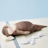 2020 japonês criativo criativo lontra simulação animal brinquedo de pelúcia lápis saco caso saco de armazenamento legal presente de pulseira lj200902