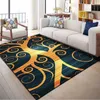 Simplicidad moderna alfombra geométrica impresa rectángulo retro alfombra alfombra dormitorio de dormitorio de diy 28 8wn4 k2