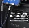 Tapez C et 3,5mm à 3,5 mm audio Câbles de voiture STEREO Câble audio pour téléphone Android avec paquet de détail