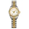 Mulheres vestido relógios de aço inoxidável completo 26mm safira senhoras prata à prova dwaterproof água relógio luminoso montres de luxo femme288y