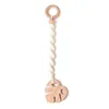 3Pcs Baby Nordic Gym Frame Pendant Wooden Rack Crochet Teether Nursing Hanging Play Toys Kids Room Decoration Gifts LJ201113