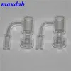 Fumar Terp vacío cuarzo banger clavos 10 14 18 mm articulación macho hembra slurper up clavo de aceite para tubos de agua de vidrio bongs