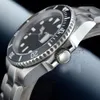 U1 Factory RO 116610LN armbandsur Sapphire Black Ceramic Bezel rostfritt stål 40mm Automatisk mekanisk rörelse Mänklockor