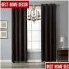 New Modern Blackout Curtains For Window Treatment Blinds Finished Drapes Window Blackout Curtain For Living Room