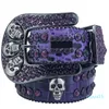 designer Rhinestone belt Designer Belts Belts For Men Women Classic Waistband Skull Buckle Womens