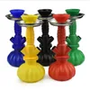 Mini Round Narghilè Shisha Bong 2 Stili Pipa ad acqua per fumatori Set Cool Beautiful Arab Stem Narghilè Un tubo per KTV Bar