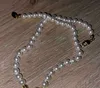 Squisita collana satellitare di cristallo Elegante collana di perle Catena clavicola Perle barocche Collane girocollo per regalo da donna