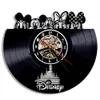 CD Vinyl Record Wall Clock Modern Cartoon Design Black Watch Home Decor Parede for Children Gifts Y200110