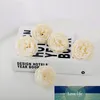 5pcs rosa konstgjorda blommor huvud silke peony falsk blomma för bröllop hem DIY dekor parti födelsedag scrapbooking krans tillbehör