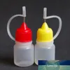6 pcs 3ml ego vazio e-líquido garrafa agulha gotejador para e líquido frasco de plástico transporte rápido