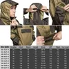 Mege Tactical Camouflage Military Russia Combat Uniform Set Working Clothing Outdoor Airsoft Paintball CS Gear Training uniform 211220