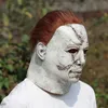 Halloween Michael Myers Mask Horror Carnival Mask Masquerade Cosplay Vuxen Full Face Hjälm Halloween Party Scary Major Masks 10pcs T1i2547