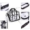 Nxy Cosmetic Bags Duidelijk Reizen Make Up Tas Schouderriem Verstelbare Voor Vrouwen Mannen Strand 220302