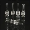 Fumar 10 mm 14 mm 18 mm Clip de punta de cuarzo macho Dabber Nails Dab Straw Drip Tips Domeless Cuarzo Nail Glass Bowls