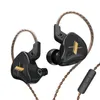 Auriculares KZ EDX HiFi Auriculares intrauditivos con cable desmontable de 2 pines Auriculares deportivos con cancelación de ruido para teléfonos inteligentes iPhone Samsung Android