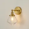 Applique en laiton EL avec angle de rotation en forme de verre de diamant 270 degrés de haut en bas pour l'éclairage intérieur du salon de la chambre1