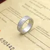 Luxe 3 Rij Volledige Diamond Love Ring Mode Vrouwen Trouwringen Hoge Kwaliteit 316L Titanium stalen sieraden