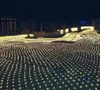 6m * 4m 678leds Stora nätlampor LED Julljus Net Gardin Ljus Flash Lampor Festival Julljus