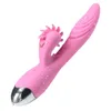 7 Frekvensrotation G-Spot Vibrators Tongue Lips Licking Multi-Speed ​​Handheld Sex Massager, Laddbar Vattentät Dildo Vibrator för Kvinnor