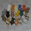 Wholesale smoking Spinning Carb Caps stand Glass holder cyclone spin carb cap for 25mm flat top quartz banger nails dab Terp Pearls bong