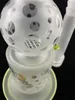 Glass hookah, frosted oil rig smoking pipe, bong engraved pattern, factory direct price concessions