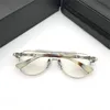 Märke Designer Optisk Glasögon Män Kvinnor Solglasögon Metall Glasögon Ram Fashion Big Eyewear Spectacle Frames Myopia Glasögon med Original Case