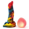 NXY Anal Toys Yocy Adult Female Large Shaped Monster Fake Penis Color Silicone Plug Ehemann und Ehefrau Fun Toy 0314