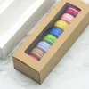 Macaron Box Cake Dozen Huisbenodigdheden Papier Chocoladedozen Biscuit Muffin Box Bakvormen Verpakking Holiday Gift Box LX3558