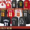 2021 New Kevin 21 Garnett Basketball Jersey Anthony 1 Edwards Mens Karl-Anthony 32 Taras Trae 11 젊은 메쉬 레트로 Spud 4 Webb White