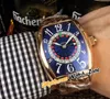 Las Vegas Casino 8880 Ryska Turntable Cal.sk Automatisk Mens Watch Green Dial Rose Gold SS Armband 39.5mm Gents Klockor Watch_Zone WZFM A08O