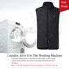 Men Women Electric Heating Vest Jacket Sleeveless Waistcoat USB Thermal Clothing Winter Warm Jacket Outerwear Male Heated Vest 201126