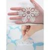 36pcslot White Snowflake Wandaufkleber Glasfenster Aufkleber Weihnachtsdekorationen für das neue Jahr Geschenk Navidad 20208020849