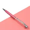 5pclot Genkky Ballpoint Pen prezent Luksusowy kryształowy pióro duży diament na szczycie dla studentów krystaliczne lady ballpoint pióro papiery papierowe 203707388