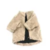 모피 겨울 불독 두꺼운 코트 패션 플로라 패턴 애완 동물 재킷 테 디 비 숑 겉옷 Thxth에 대 한 크리스마스 날 선물