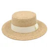 Широкие шляпы с краями Mistdawn 100% соломенная свиная пирог моряк паутер с плоской шляпа