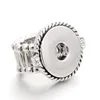 New Snap Ring Jewelry Diy Crystal 18mm Metal Snaps Button Ring Diy Adjustable Rings For Women Fitting jllguF