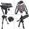 6-9 polegadas Bipod Tactical Ajustável Stand Balance Rifle Bipod Quicke Liberações Adaptador para caça e fotografia