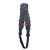 Synthetic Hair Hand Tied Braided Headband Five Strands HairBand 3.5cm Width Bohemian Wigs Braid