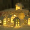 2M 10pcs LED arbre de Noël maison style fée lumière LED chaîne de mariage guirlande année décorations de Noël pour la maison 201130