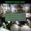 6000watts Solar Street Light Мощная солнечная лампа IPX6 водонепроницаемый умный сад легкий уличный светильник с датчиком движения