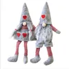 Bambole di pezza Bambole di San Valentino di Natale NO Face Plaid Animali Giocattoli di peluche Regali di Natale per bambini Regali Casa Negozio Hotel Bar Decorazione B7705