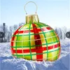 Party Decoration 60cm Christmas Balls Tree Decorations Gift Xmas New Year Hristmas för hemma utomhus PVC Uppblåsbara leksaker A316486111