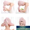 Magic Hair Drying Towel Hat + Wear Spa Sleepwear Sleeping Towel Microfibre Quick Dry Turban Cap For Bath Shower Pool