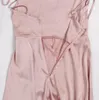 Elegant Hot Sell High Lace Lace Bridesmaid Dresses Formal Under 100$ Honor Of Maid Customchampagne halter wedding dress pink backless leg slit